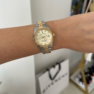 JACQUES DU MANOIR 31MM two tone watch